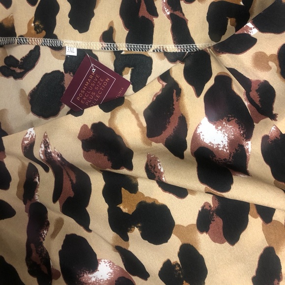 🌸 New Style 🌸 PLUS leopard print wrap skirt - Picture 8 of 11